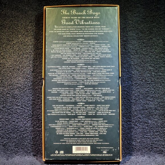 VINTAGE BEACH BOYS FIVE COMPACT DISC BOX SET WITH BOOK COVERING 30 YEARS - Picture 2 of 6